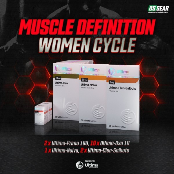 Muscle Definition Women Cycle Ultima Pharmaceuticals