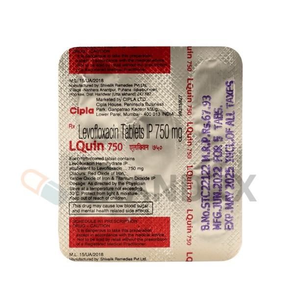 LQuin 750 mg Cipla