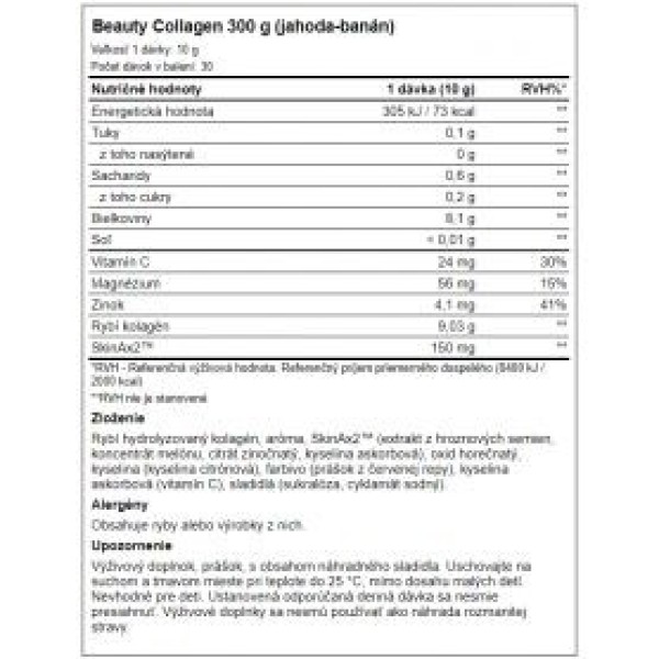 Weider Beauty Collagen strawberry-banana 300 g Weider